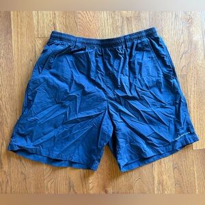 Columbia Men's Navy Blue PFG Fishing Outdoor Shorts 8”